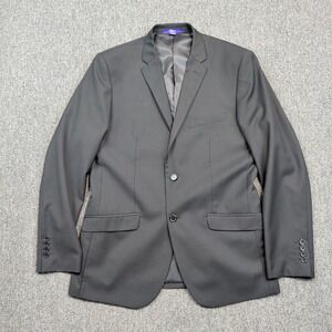 Retro Paris Monte Carlo III Blazer 42L Black Modern Tailored Suit Jacket Formal